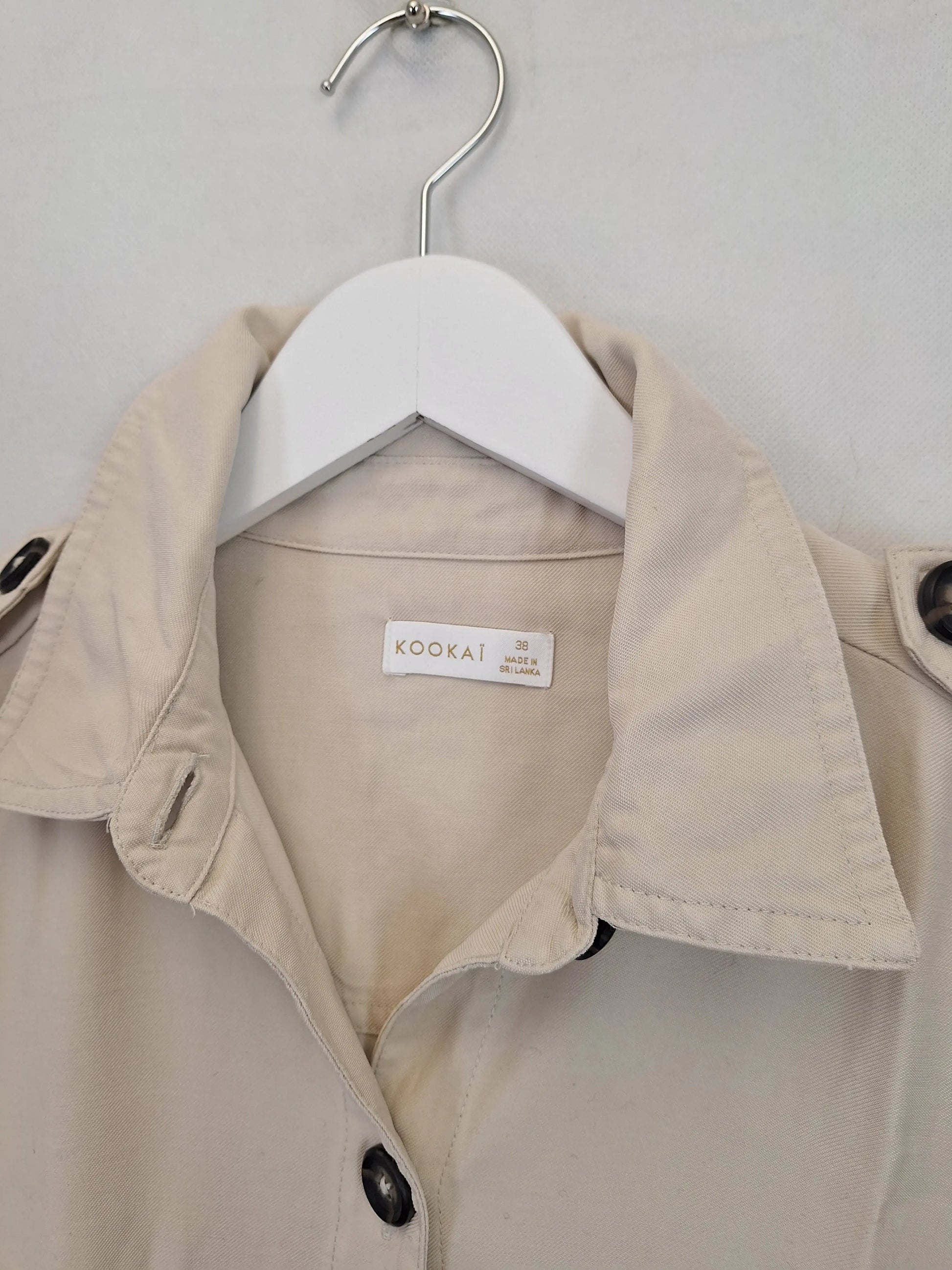 Kookai Safari Jacket Size 10 by SwapUp-Online Second Hand Store-Online Thrift Store