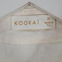 Kookai Staple Scooped Linen Shirt Size 8 by SwapUp-Online Second Hand Store-Online Thrift Store