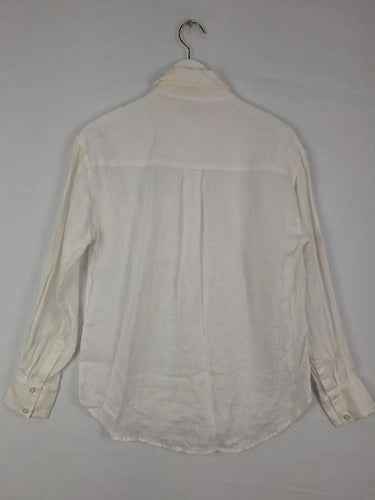 Kookai Staple Scooped Linen Shirt Size 8 by SwapUp-Online Second Hand Store-Online Thrift Store