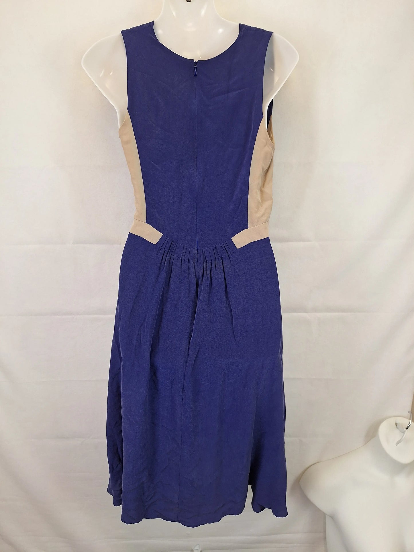 Kookai Stylish Silk Cocktail Midi Dress Size 10 by SwapUp-Online Second Hand Store-Online Thrift Store