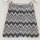 Kookai Textured Chevron Monochrome Skirt Size 8 by SwapUp-Online Second Hand Store-Online Thrift Store
