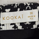 Kookai Textured Chevron Monochrome Skirt Size 8 by SwapUp-Online Second Hand Store-Online Thrift Store
