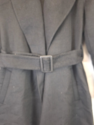 Kookai Timeless Belted Wool Blend Trench Coat Size 8 by SwapUp-Online Second Hand Store-Online Thrift Store