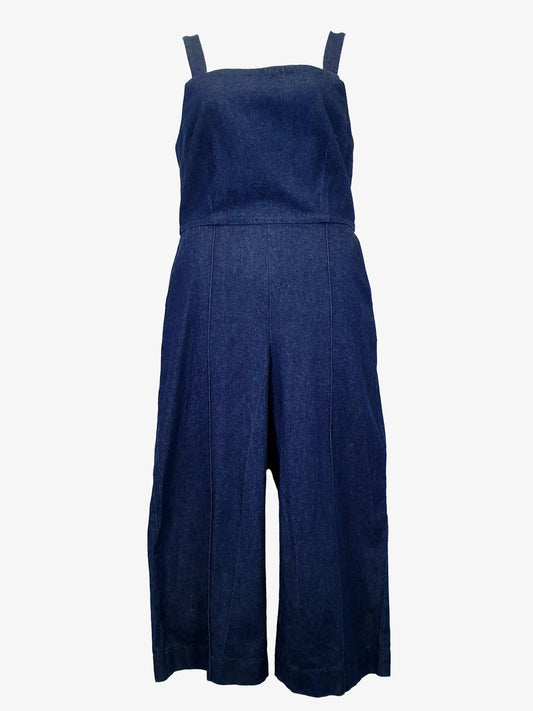 Kumo Essential Conduit Mid Blue Denim Jumpsuit Size 10 by SwapUp-Online Second Hand Store-Online Thrift Store