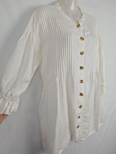 La Boheme Girls Pin Pleat Button Front Prairie Dress Size One Size by SwapUp-Online Second Hand Store-Online Thrift Store