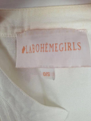 La Boheme Girls Pin Pleat Button Front Prairie Dress Size One Size by SwapUp-Online Second Hand Store-Online Thrift Store