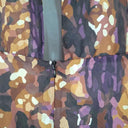 Laagam Abstract Purple Chest Cut Out Dress Size XL by SwapUp-Online Second Hand Store-Online Thrift Store