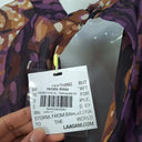 Laagam Abstract Purple Chest Cut Out Dress Size XL by SwapUp-Online Second Hand Store-Online Thrift Store