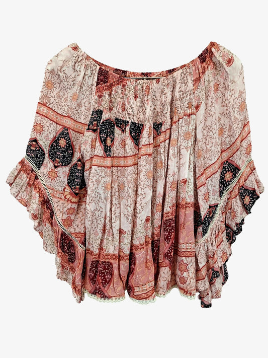Label Of Love 70s Boho Bell Sleeve  Top Size M by SwapUp-Online Second Hand Store-Online Thrift Store