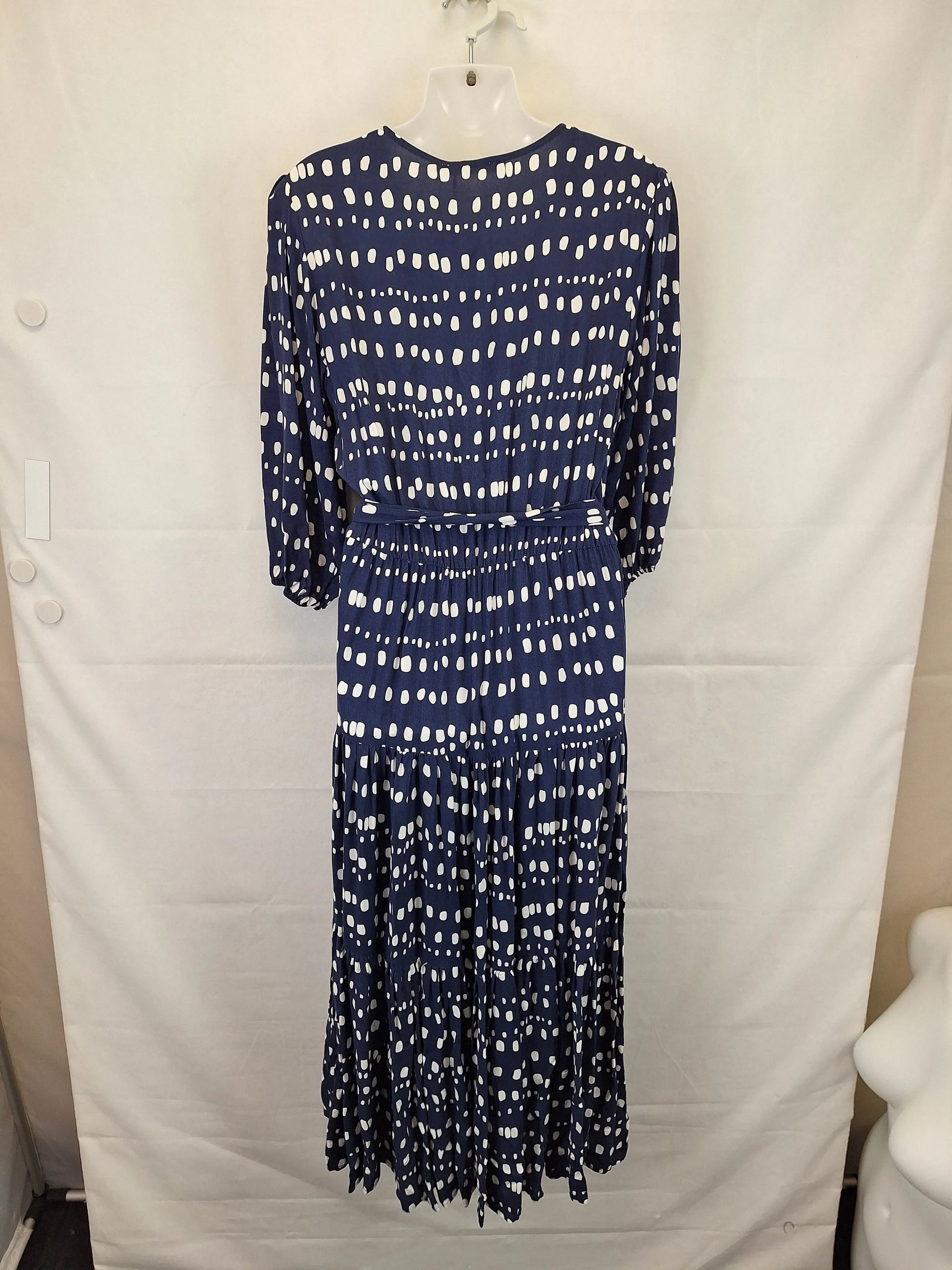 Label Of Love Puff Sleeve Spring Maxi Dress Size L by SwapUp-Online Second Hand Store-Online Thrift Store