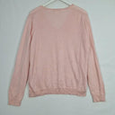 Lacoste Baby Pink Staple V-Neck Jumper Size L by SwapUp-Online Second Hand Store-Online Thrift Store