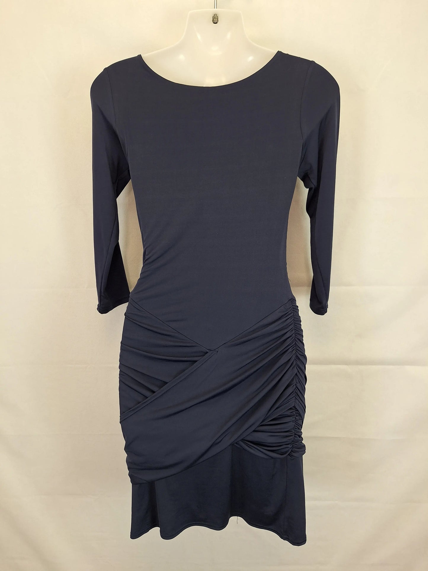 Langhem Stretch Party Evening Midi Dress Size 6 by SwapUp-Online Second Hand Store-Online Thrift Store