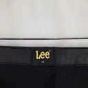Second-Hand - Lee Black Waxed Mini Skirt Size 14 - SwapUp