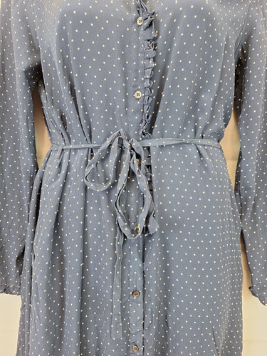 Lee Matthews Dainty Dotted Silk Midi Dress Size 14 by SwapUp-Online Second Hand Store-Online Thrift Store