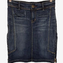 Lee Y2K Zip Slit Denim Midi Skirt Size 10 by SwapUp-Online Second Hand Store-Online Thrift Store