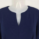 Leina Broughton Navy Blue V Neck Dress Size 12 by SwapUp-Online Second Hand Store-Online Thrift Store