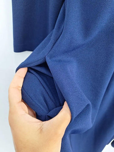 Leina Broughton Navy Blue V Neck Dress Size 12 by SwapUp-Online Second Hand Store-Online Thrift Store