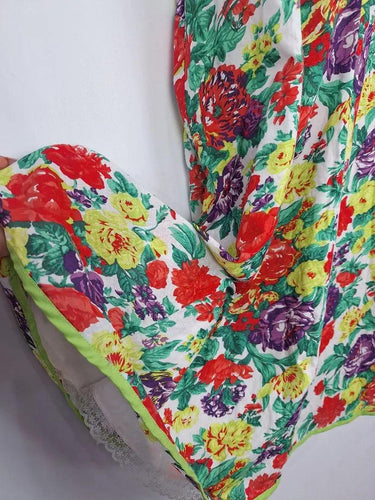 Lemonade on the Lawn Vintage Garden Afternoon Tea Dress Size 10 by SwapUp-Online Second Hand Store-Online Thrift Store