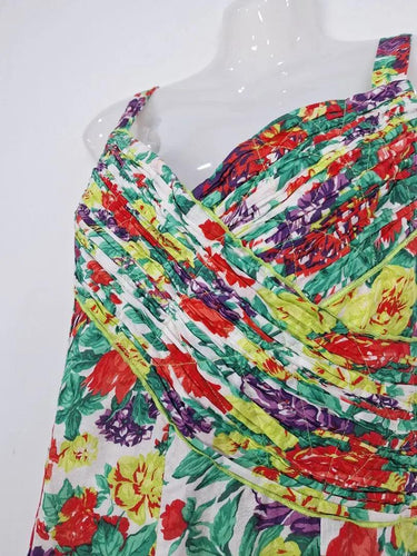 Lemonade on the Lawn Vintage Garden Afternoon Tea Dress Size 10 by SwapUp-Online Second Hand Store-Online Thrift Store