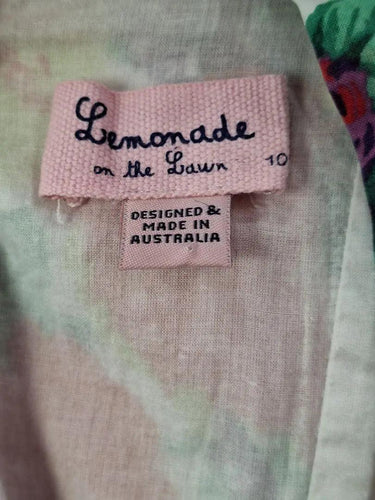 Lemonade on the Lawn Vintage Garden Afternoon Tea Dress Size 10 by SwapUp-Online Second Hand Store-Online Thrift Store