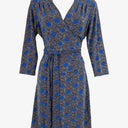 Leona Edmiston Essential Wrap Stretch Office Midi Dress Size 10 by SwapUp-Online Second Hand Store-Online Thrift Store