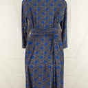 Leona Edmiston Essential Wrap Stretch Office Midi Dress Size 10 by SwapUp-Online Second Hand Store-Online Thrift Store