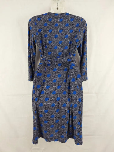 Leona Edmiston Essential Wrap Stretch Office Midi Dress Size 10 by SwapUp-Online Second Hand Store-Online Thrift Store