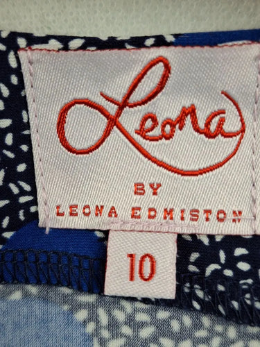 Leona Edmiston Essential Wrap Stretch Office Midi Dress Size 10 by SwapUp-Online Second Hand Store-Online Thrift Store
