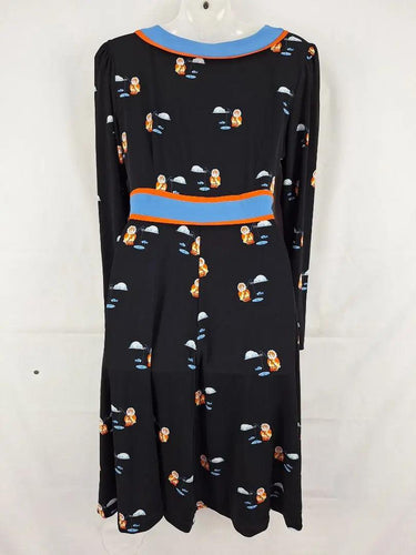 Leona Edmiston Everyday V Neck Stretch Midi Dress Size 12 by SwapUp-Online Second Hand Store-Online Thrift Store