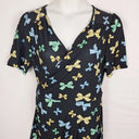 Leona Edmiston Funky Bow Tie Wrap Dress Size 20 by SwapUp-Online Second Hand Store-Online Thrift Store