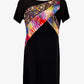 Leona Edmiston Patchwork Boat Neck Midi Dress Size 14 by SwapUp-Online Second Hand Store-Online Thrift Store