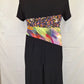 Leona Edmiston Patchwork Boat Neck Midi Dress Size 14 by SwapUp-Online Second Hand Store-Online Thrift Store