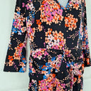 Leona Edmiston Ruched Floral Stretch Midi Dress Size 10 by SwapUp-Online Second Hand Store-Online Thrift Store