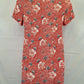Leona Edmiston Scoop Neck Floral Midi Dress Size 14 by SwapUp-Online Second Hand Store-Online Thrift Store