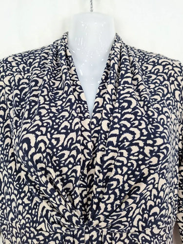 Leona Edmiston Stretchy Gathered Midi Dress Size 10 by SwapUp-Online Second Hand Store-Online Thrift Store