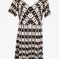 Leona Edmiston Tailored Stretch Rope Midi Dress Size 14 by SwapUp-Online Second Hand Store-Online Thrift Store