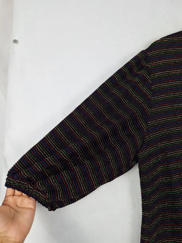 Leonard St Rainbow Shimmer Puff Sleeve Top Size 12 by SwapUp-Online Second Hand Store-Online Thrift Store