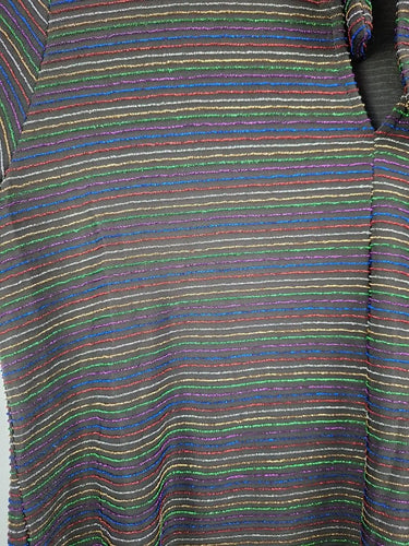 Leonard St Rainbow Shimmer Puff Sleeve Top Size 12 by SwapUp-Online Second Hand Store-Online Thrift Store