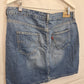 Levi's Mid Blue Denim Mini Skirt Size 12 by SwapUp-Online Second Hand Store-Online Thrift Store