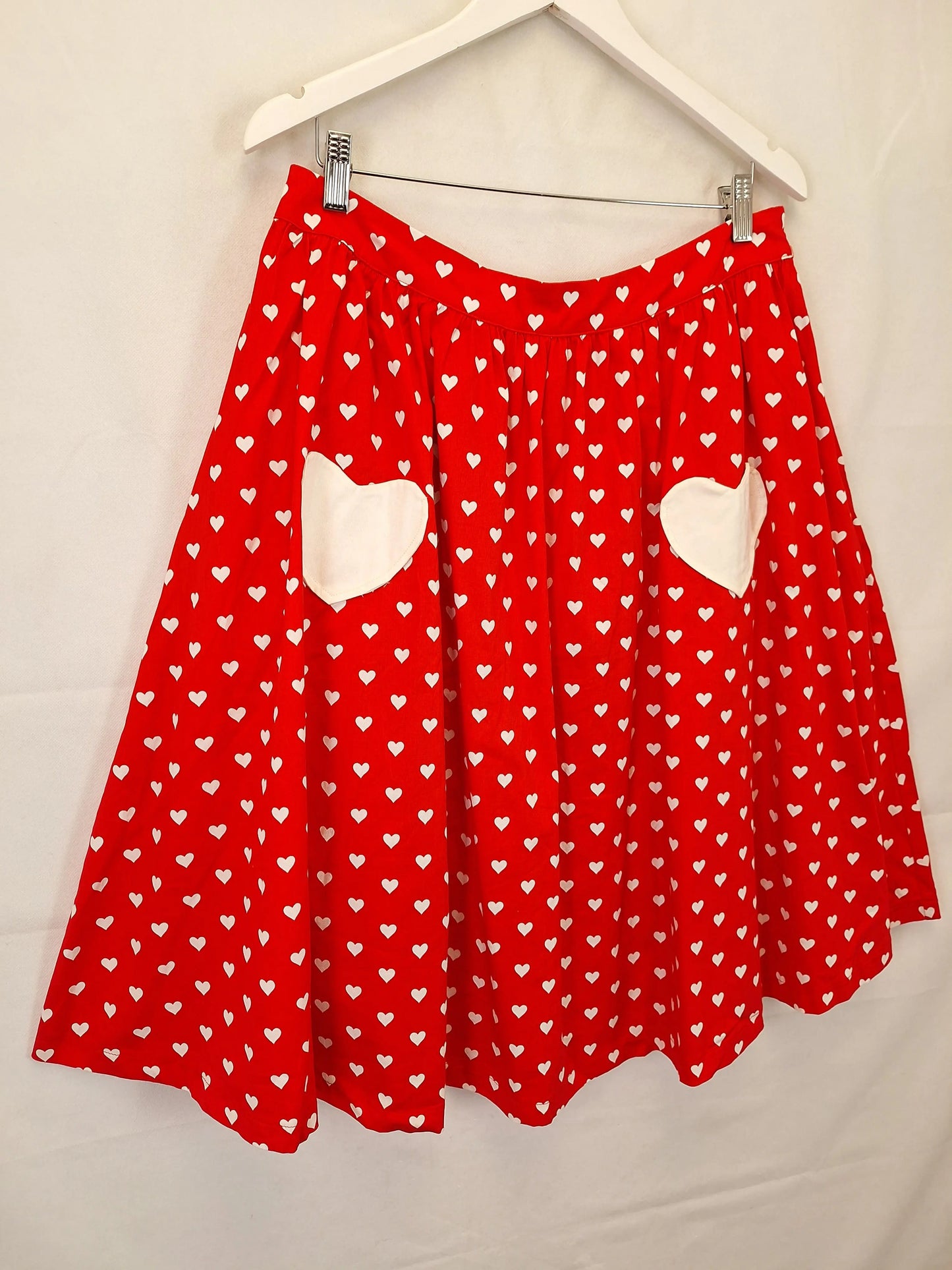Lindy Bop Valentine A Line Midi Skirt Size 14 by SwapUp-Online Second Hand Store-Online Thrift Store