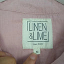 Linen & Lime Dusty Rose Boxy Linen Shirt Size M by SwapUp-Online Second Hand Store-Online Thrift Store