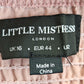Little Mistress Dusty Rose Cocktail Midi Dress Size 16 by SwapUp-Online Second Hand Store-Online Thrift Store