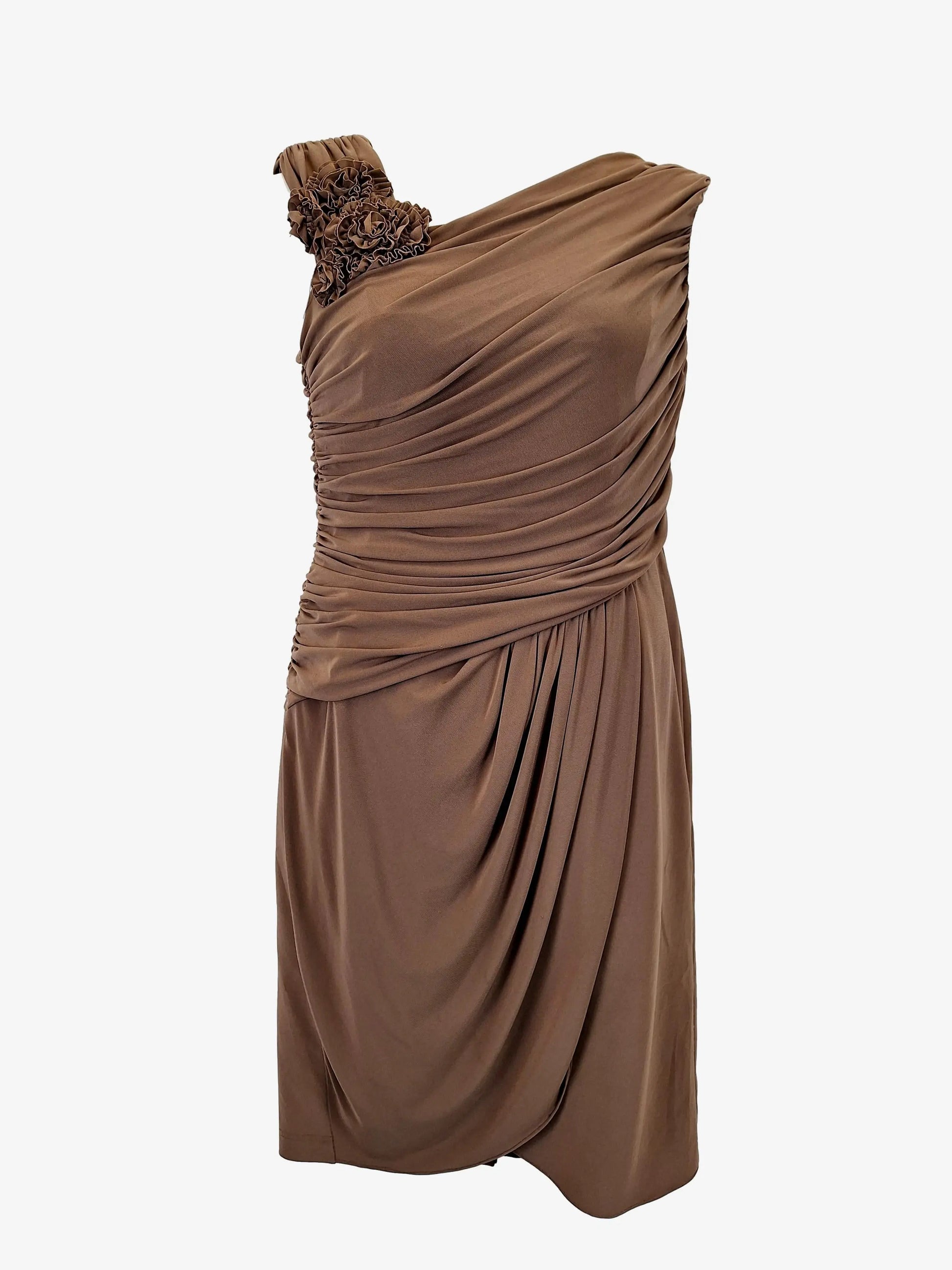 Liz Jordan Draped Cocktail Mini Dress Size 14 by SwapUp-Online Second Hand Store-Online Thrift Store