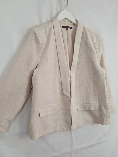 Liz Jordan Single Breasted Tailored Trench Blazer Size 14 by SwapUp-Online Second Hand Store-Online Thrift Store