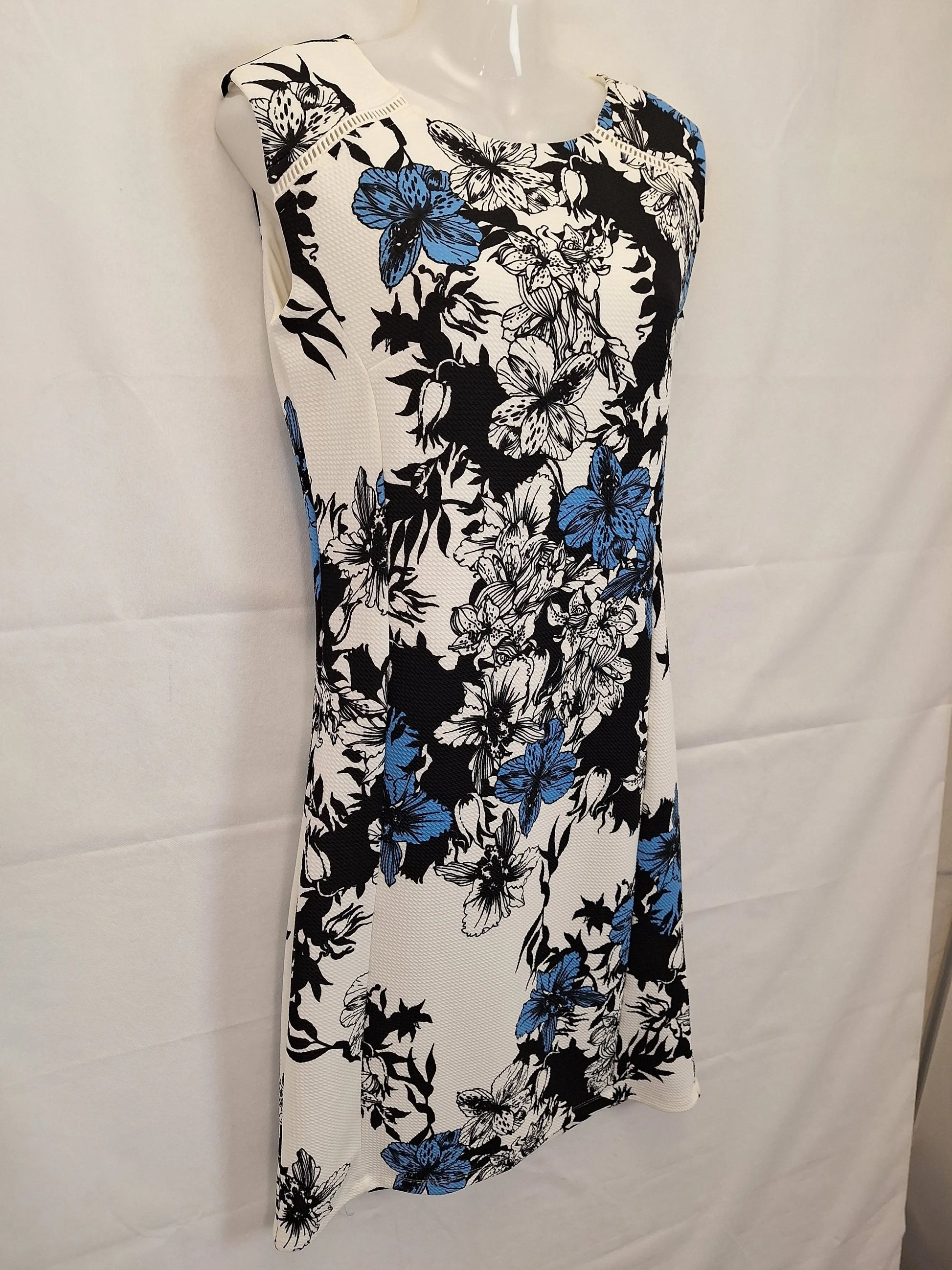 Liz Jordan Waffle Textured Party Midi Dress Size S by SwapUp-Online Second Hand Store-Online Thrift Store
