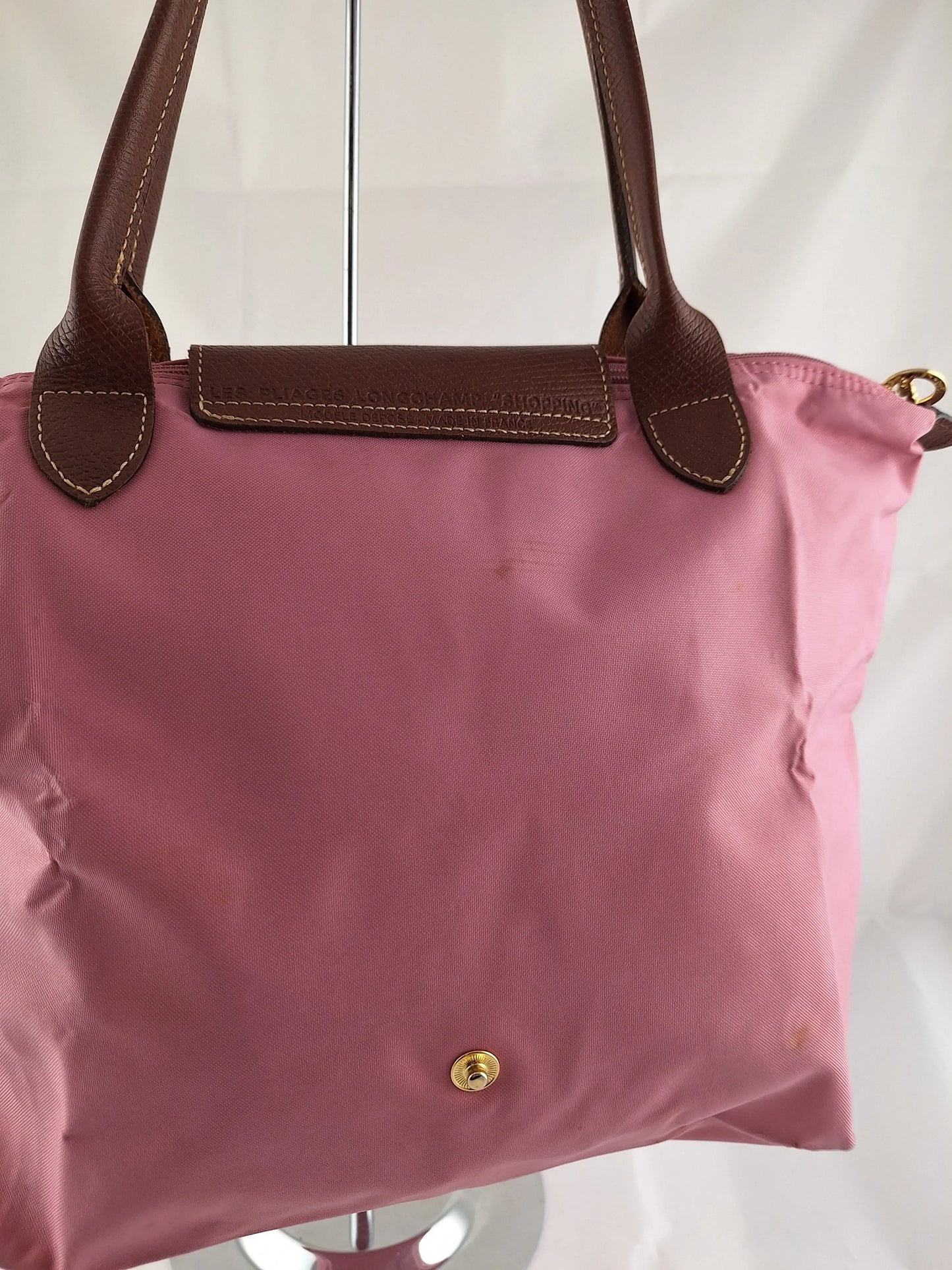 Longchamp Blush Medium Pilage Tote Bag by SwapUp-Online Second Hand Store-Online Thrift Store