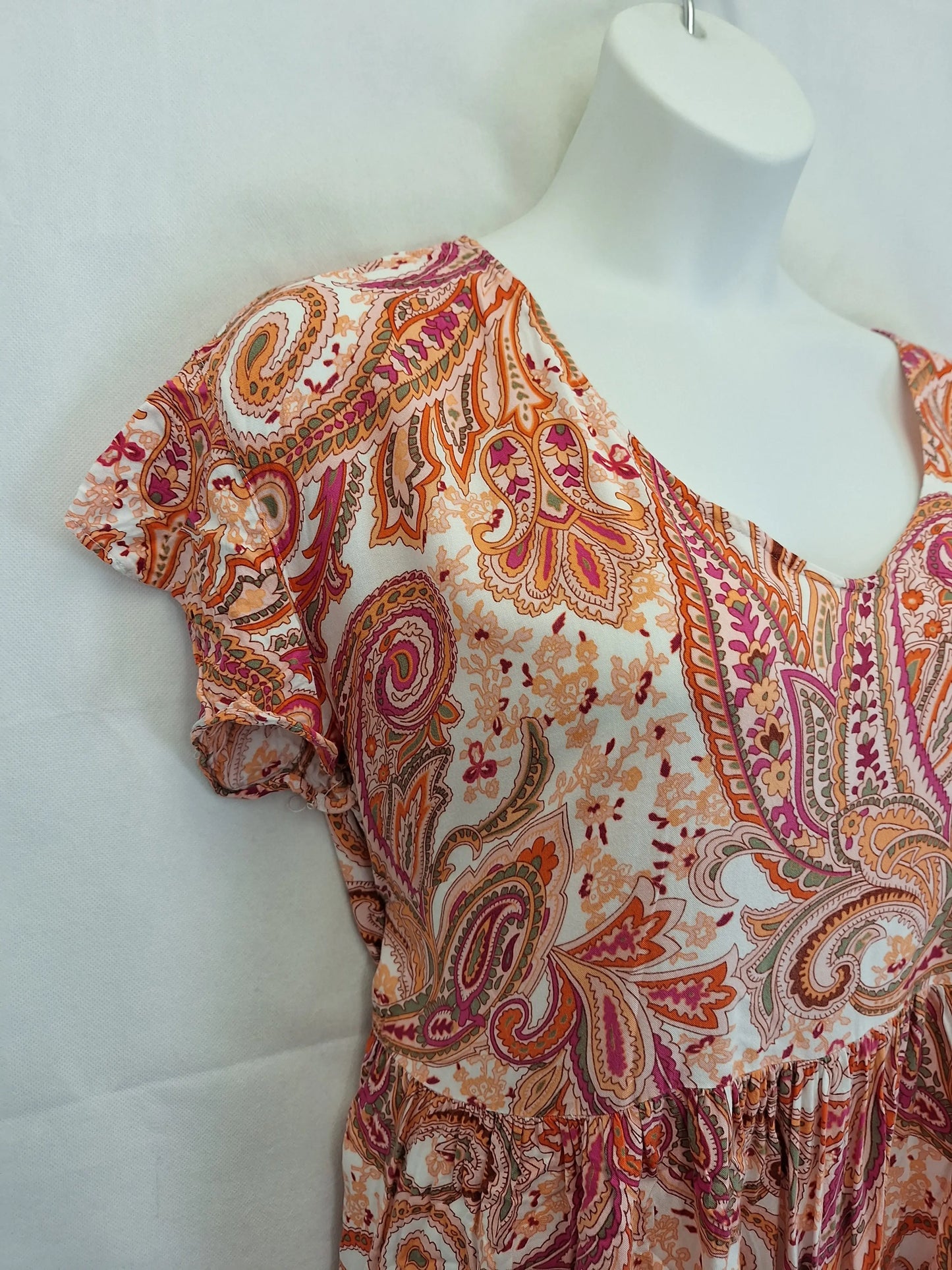 Loralette Paisley Beach Midi Dress Size 22 Plus by SwapUp-Online Second Hand Store-Online Thrift Store