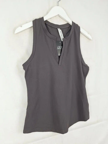 Lorna Jane Graphite Notch Active Tank Top Size L by SwapUp-Online Second Hand Store-Online Thrift Store