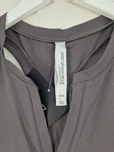 Lorna Jane Graphite Notch Active Tank Top Size L by SwapUp-Online Second Hand Store-Online Thrift Store