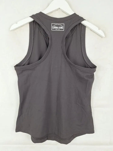 Lorna Jane Graphite Notch Active Tank Top Size L by SwapUp-Online Second Hand Store-Online Thrift Store